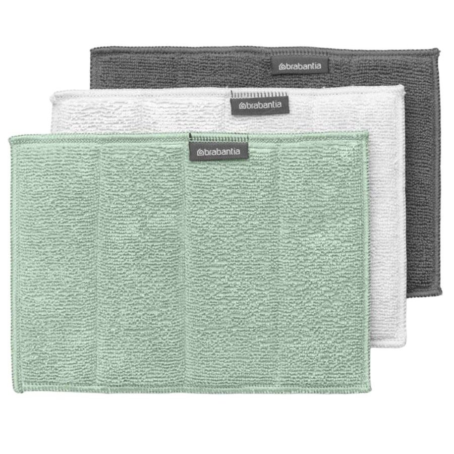 Brabantia Mikrofiber Opvaskesvamp 3 stk, Jade Green