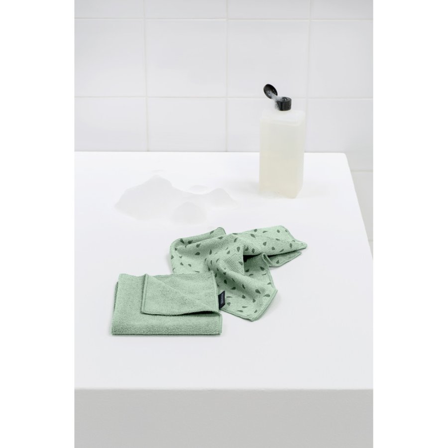 Brabantia Mikrofiber Opvaskeklud 2 stk, Jade Green