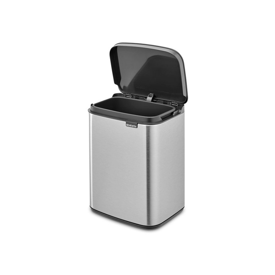 Brabantia Bo Affaldsspand Fingerprint Proof 4 L, Matt Steel