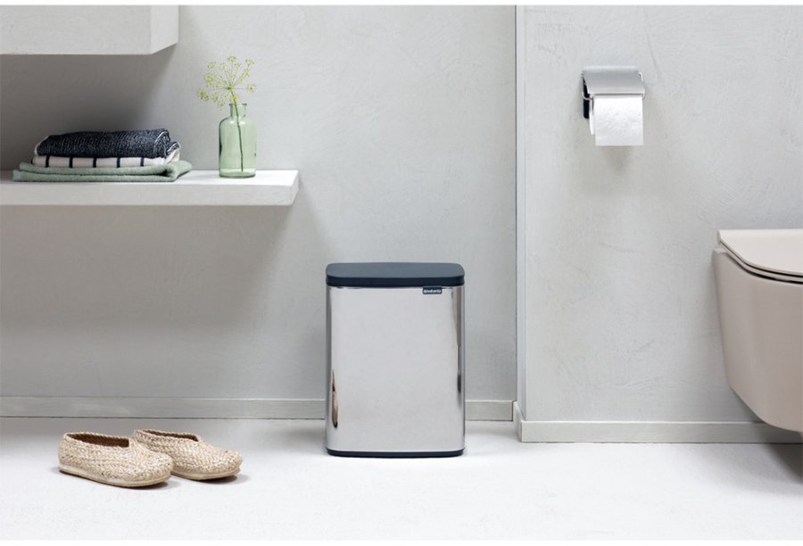 Brabantia Bo Affaldsspand 7 L, Brilliant Steel