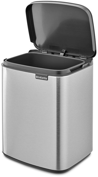 Brabantia Bo Affaldsspand Fingerprint Proof 7 L, Matt Steel