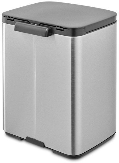 Brabantia Bo Affaldsspand Fingerprint Proof 7 L, Matt Steel