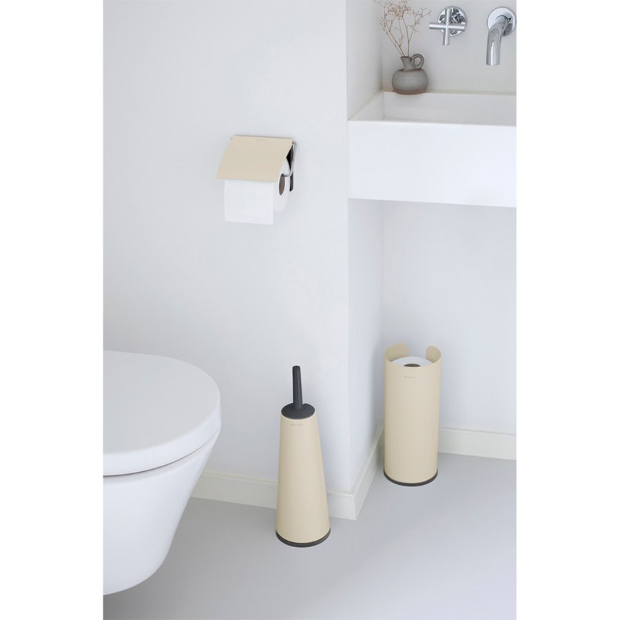 Brabantia ReNew Toilettilbehrsst 3 Dele, Soft Beige