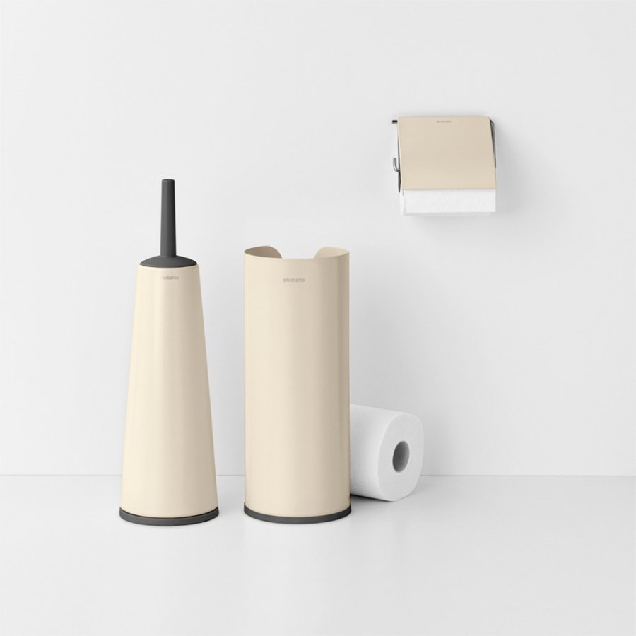 Brabantia ReNew Toilettilbehrsst 3 Dele, Soft Beige