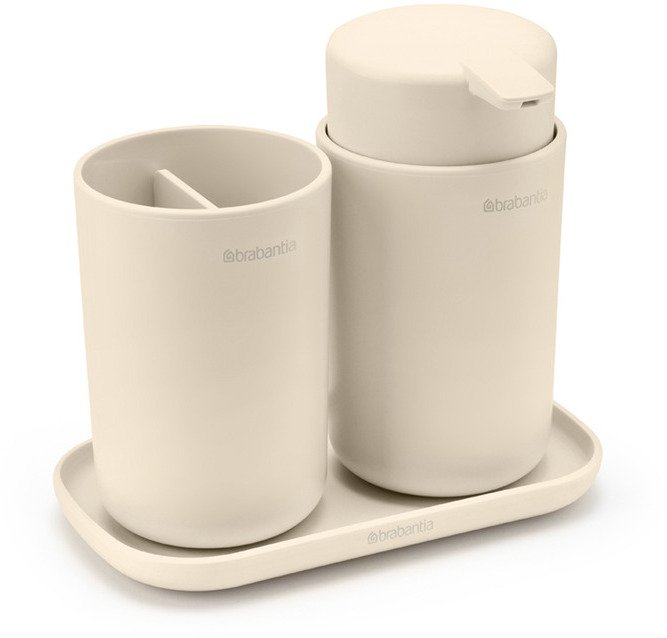 Brabantia ReNew Bathroom Badevrelsesst 3 Dele, Soft Beige