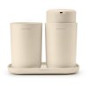 Brabantia ReNew Bathroom Badevrelsesst 3 Dele, Soft Beige