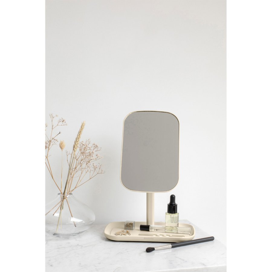 Brabantia ReNew Bathroom Makeupspejl, Soft Beige