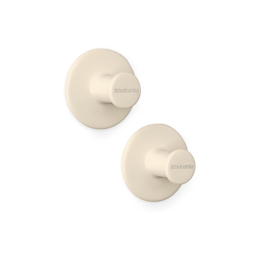 Brabantia ReNew Bathroom Hndkldekrog 2 stk. 4,8 cm, Soft Beige