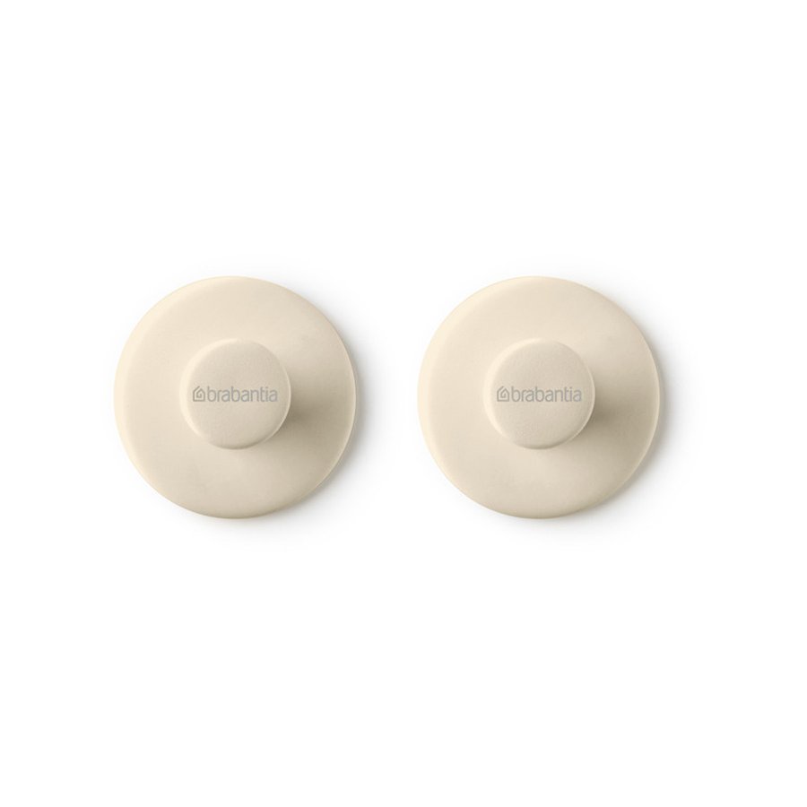 Brabantia ReNew Bathroom Hndkldekrog 2 stk. 4,8 cm, Soft Beige