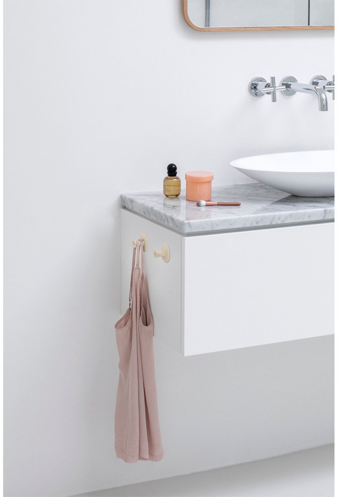 Brabantia ReNew Bathroom Hndkldekrog 2 stk. 4,8 cm, Soft Beige