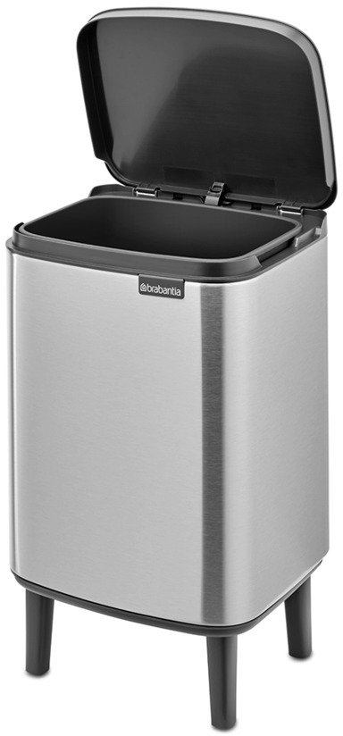 Brabantia Bo Hi Affaldsspand Fingerprint Proof 7 L, Matt Steel