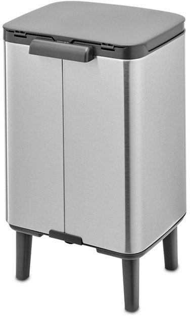 Brabantia Bo Hi Affaldsspand Fingerprint Proof 7 L, Matt Steel