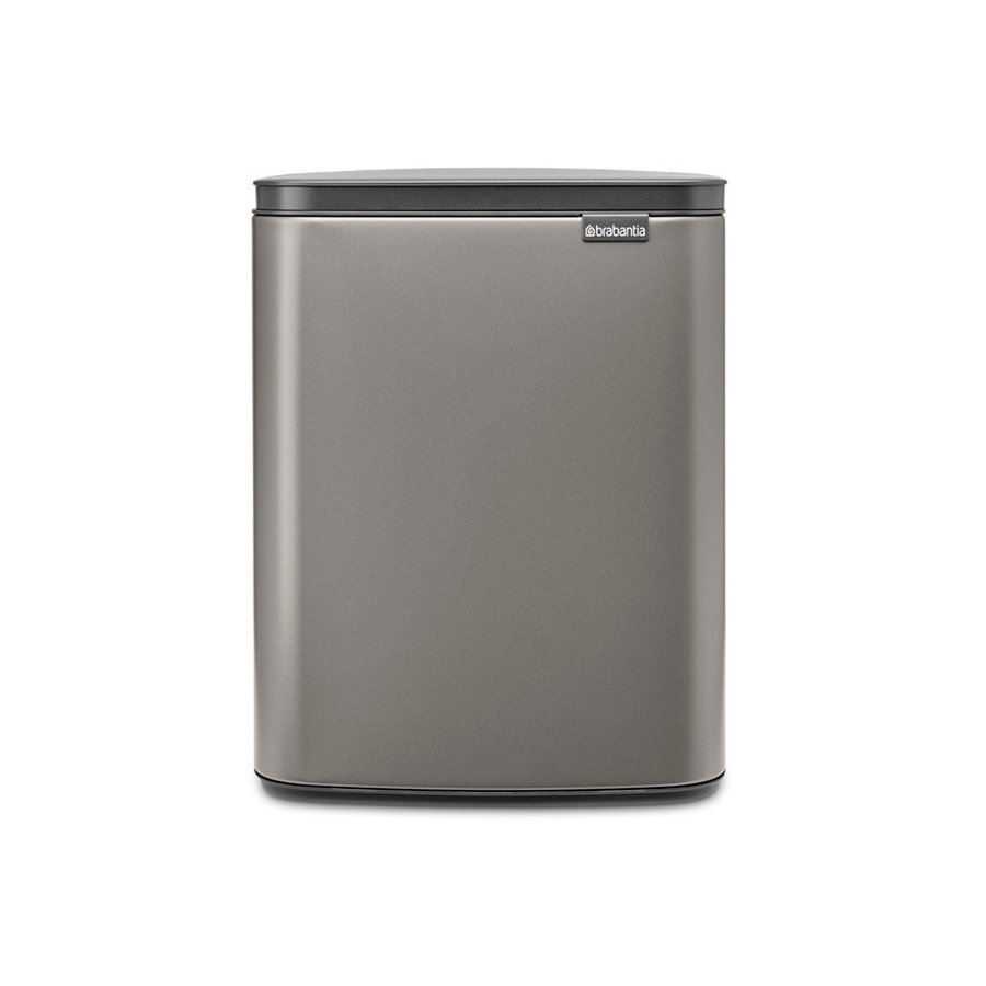 Brabantia BO Affaldsspand 12 L, Platinum