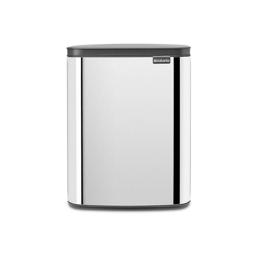 Brabantia Bo Affaldsspand 12 L, Brilliant Steel