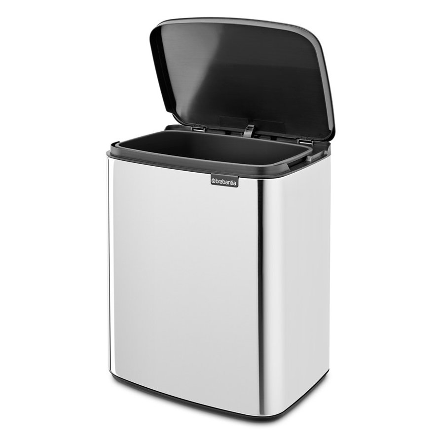 Brabantia Bo Affaldsspand 12 L, Brilliant Steel