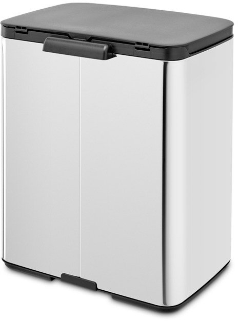 Brabantia Bo Affaldsspand 12 L, Brilliant Steel