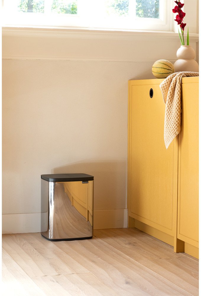 Brabantia Bo Affaldsspand 12 L, Brilliant Steel