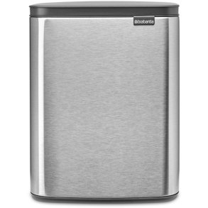 Brabantia Bo Affaldsspand Fingerprint Proof 12 L, Matt Steel