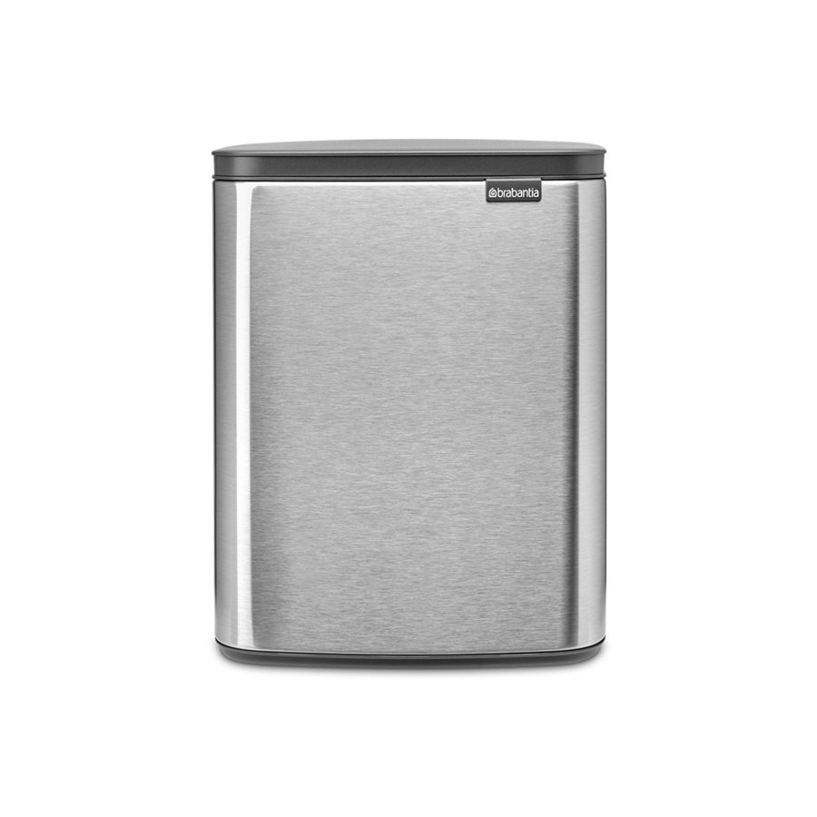 Brabantia Bo Affaldsspand Fingerprint Proof 12 L, Matt Steel