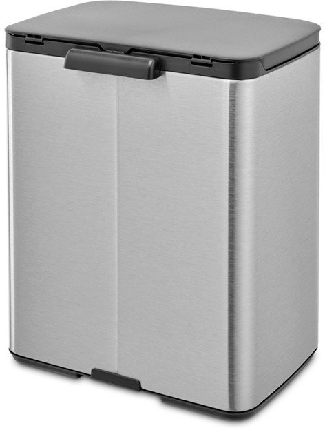 Brabantia Bo Affaldsspand Fingerprint Proof 12 L, Matt Steel