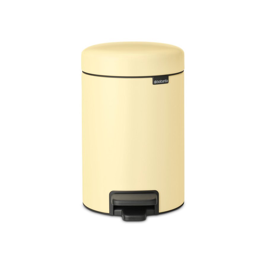 Brabantia Newicon Pedalspand 3 L, Mellow Yellow