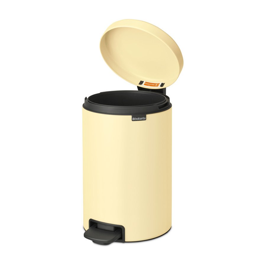 Brabantia Newicon Pedalspand 12 L, Mellow Yellow