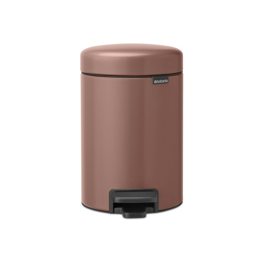 Brabantia Newicon Pedalspand 3 L, Satin Taupe