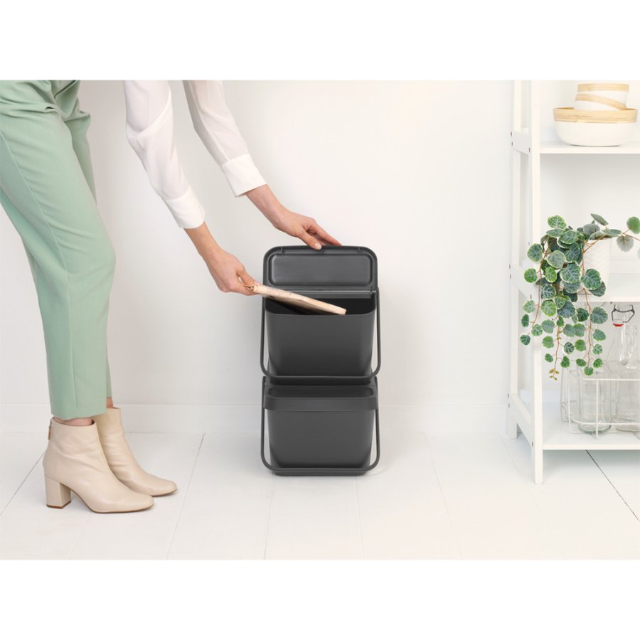 Brabantia Sort & Go Affaldsspand Stabelbar 20 L, Gr