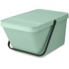 Brabantia Sort & Go Affaldsspand Stabelbar 20 L, Jade Green