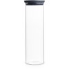 Brabantia Tasty Opbevaringsglas Stabelbart 1,9 L, Mrkegr