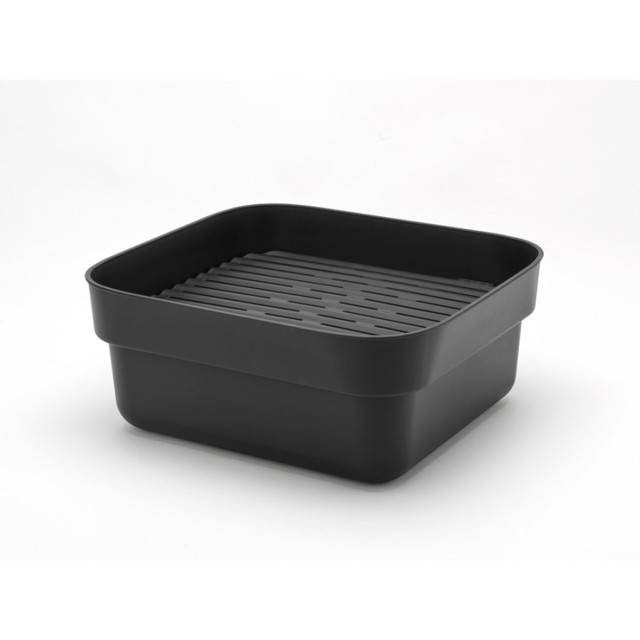 Brabantia Sink-Side Opvaskebalje m. Rist 37,4 cm, Mrkegr