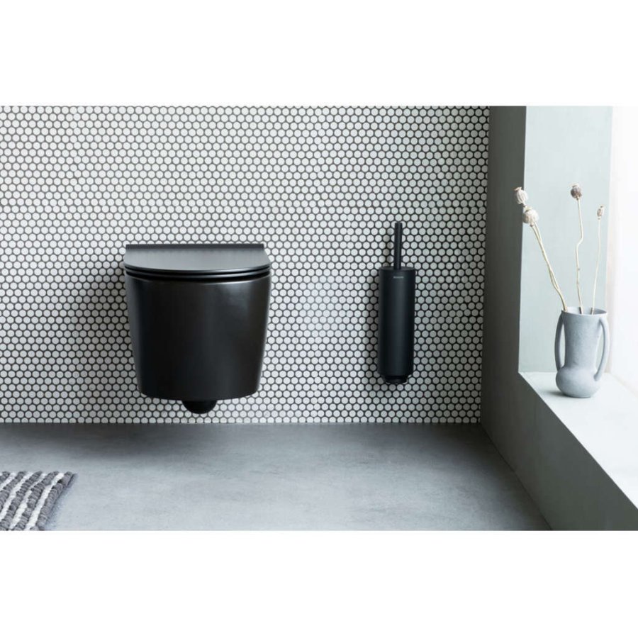 Brabantia Mindset Toiletbrste m. Holder, Mineral Infinite Grey