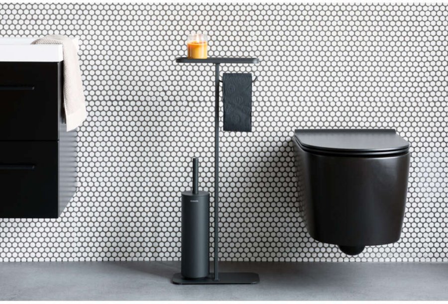 Brabantia Mindset Toilet Butler, Mineral Infinite Grey