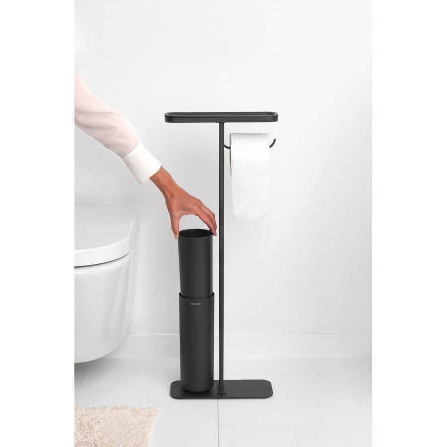 Brabantia Mindset Toilet Butler, Mineral Infinite Grey