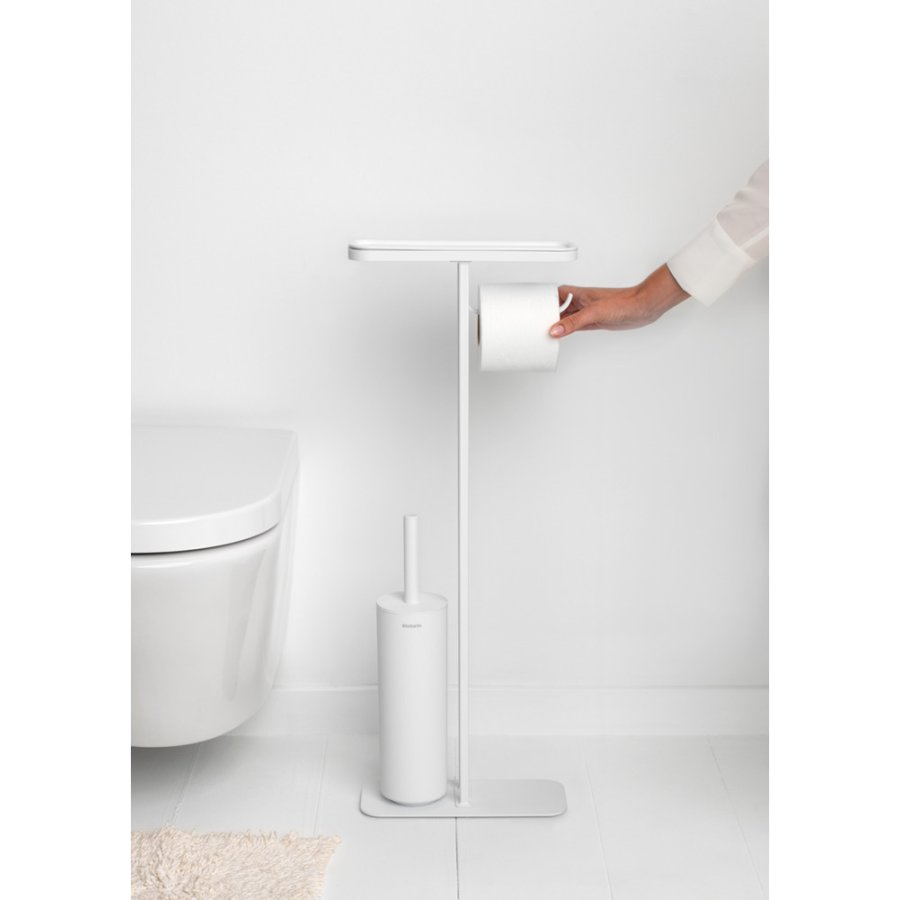 Brabantia Mindset Toilet Butler, Mineral Fresh White