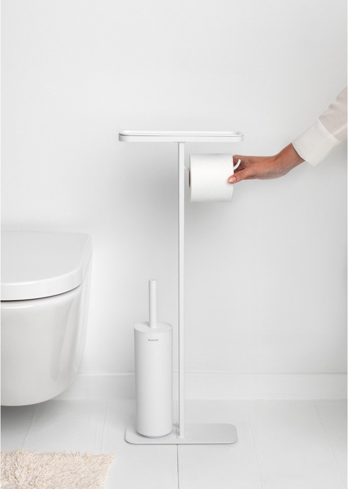 Brabantia Mindset Toilet Butler, Mineral Fresh White