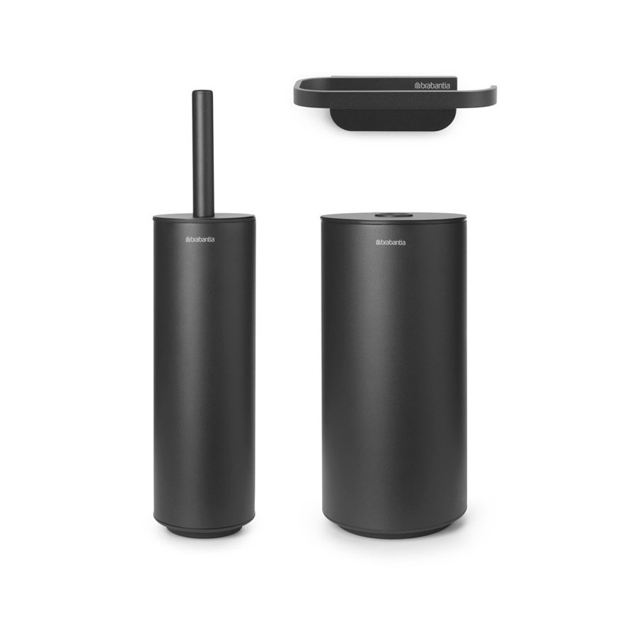 Brabantia Mindset Toilettilbehrsst 3 Dele, Mineral Infinite Grey