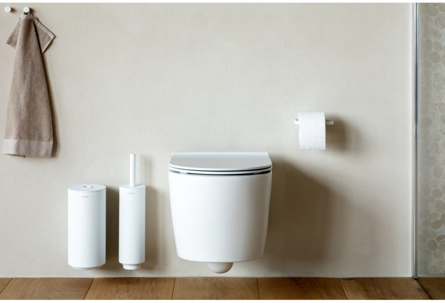 Brabantia Mindset Toilettilbehrsst 3 Dele, Mineral Fresh White