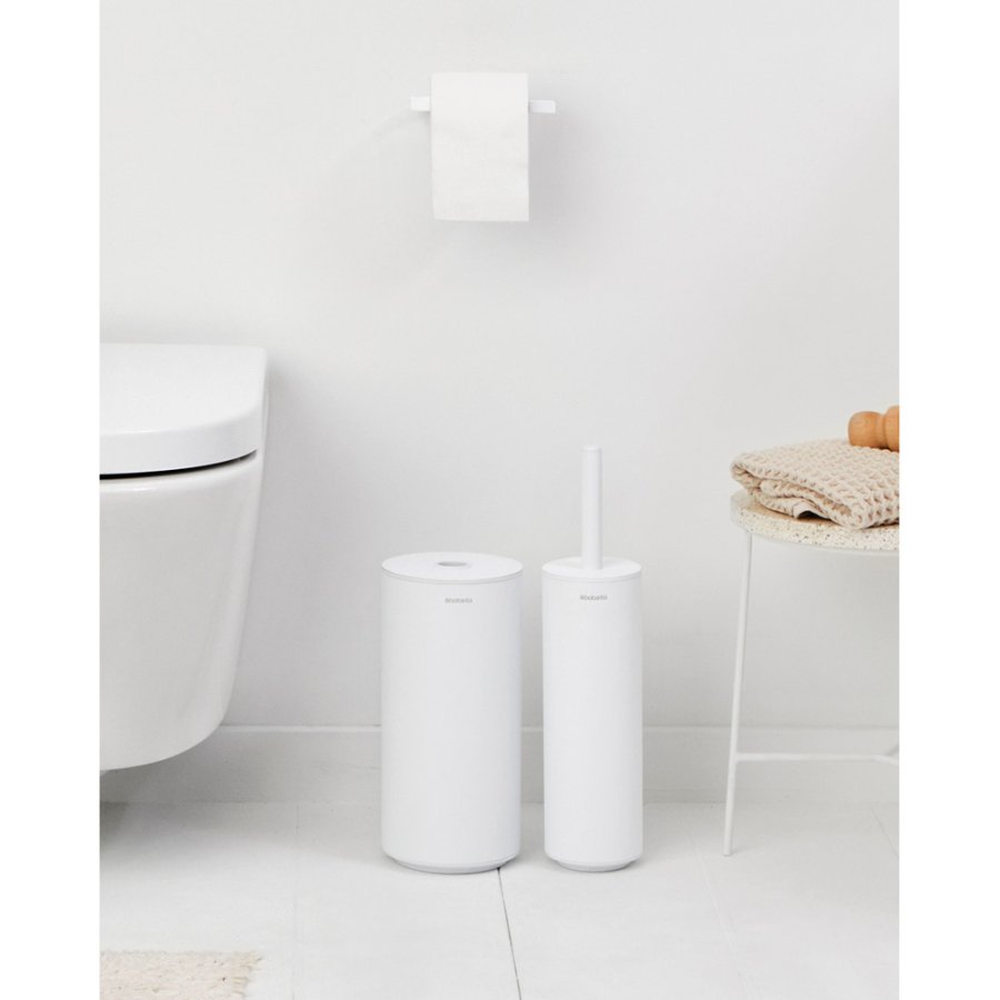 Brabantia Mindset Toilettilbehrsst 3 Dele, Mineral Fresh White