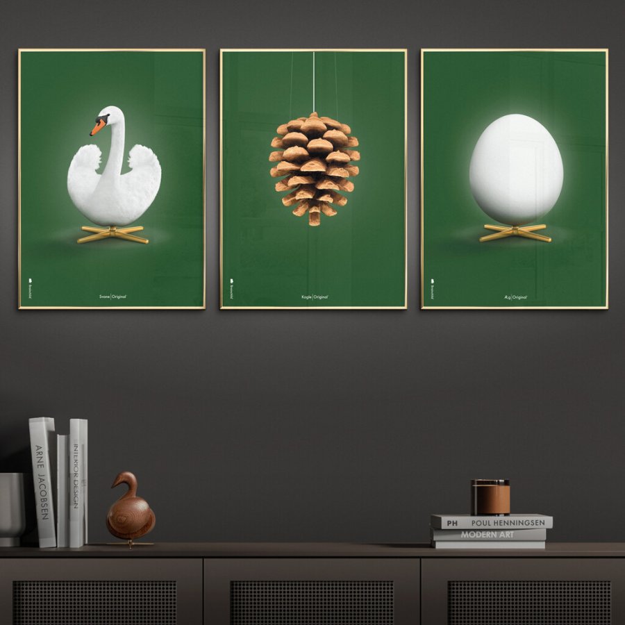 Brainchild The Pinecone Poster 30x40 cm, Grn