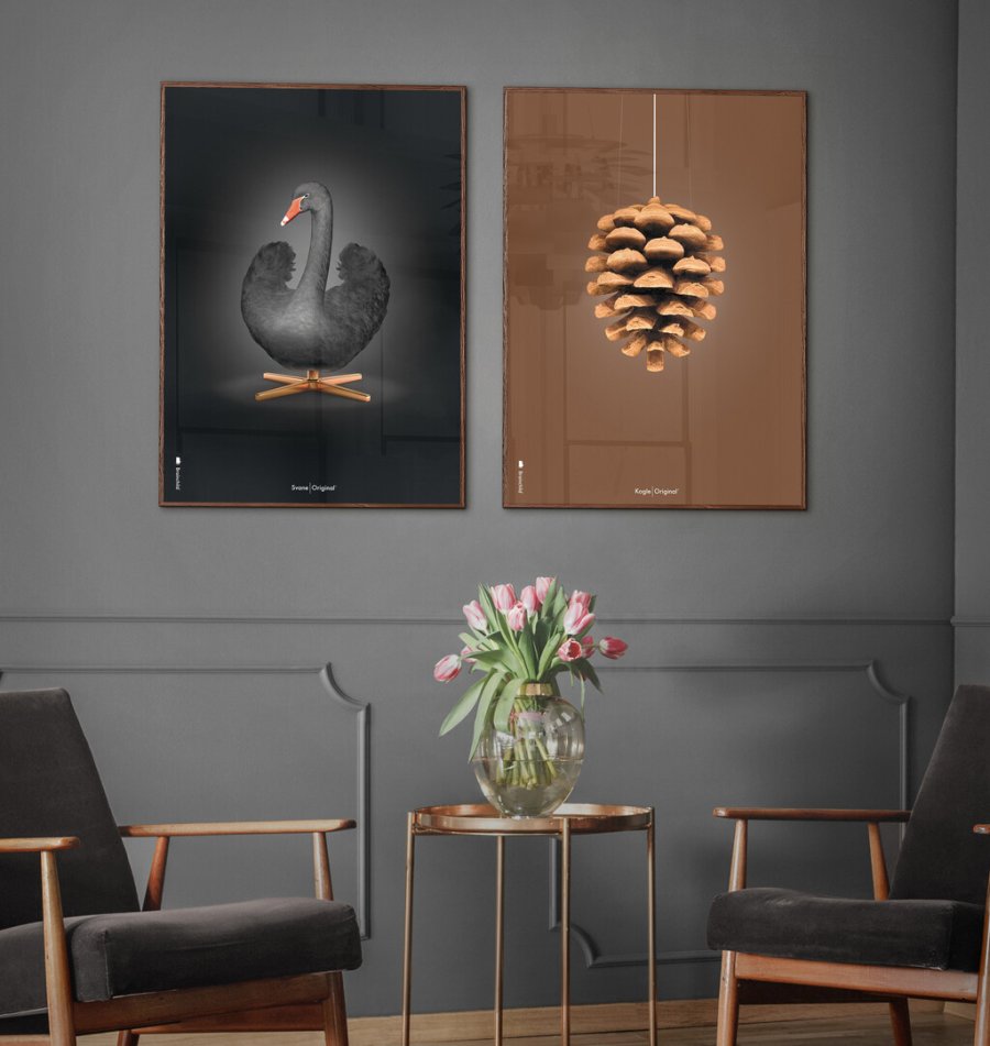 Brainchild The Pinecone Poster 50x70 cm, Braun