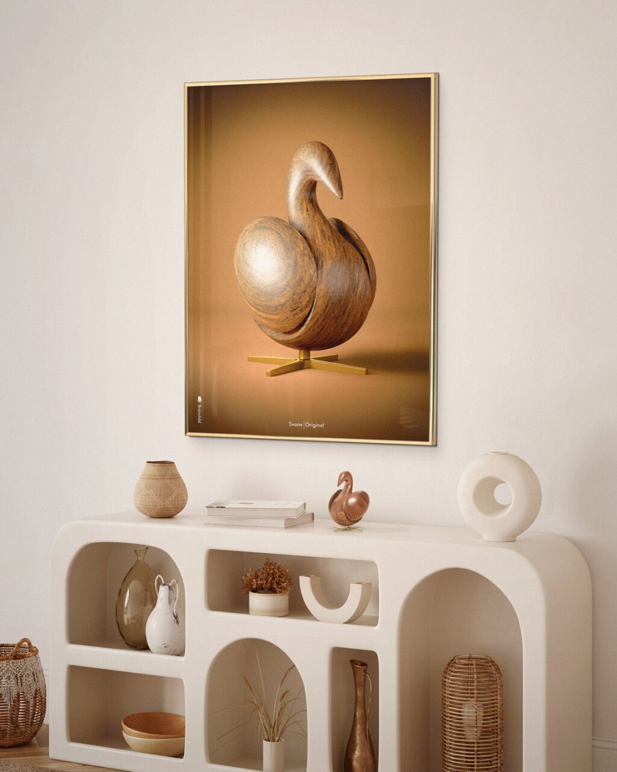 Brainchild The Swan-Figur Poster 30x40 cm, Braun