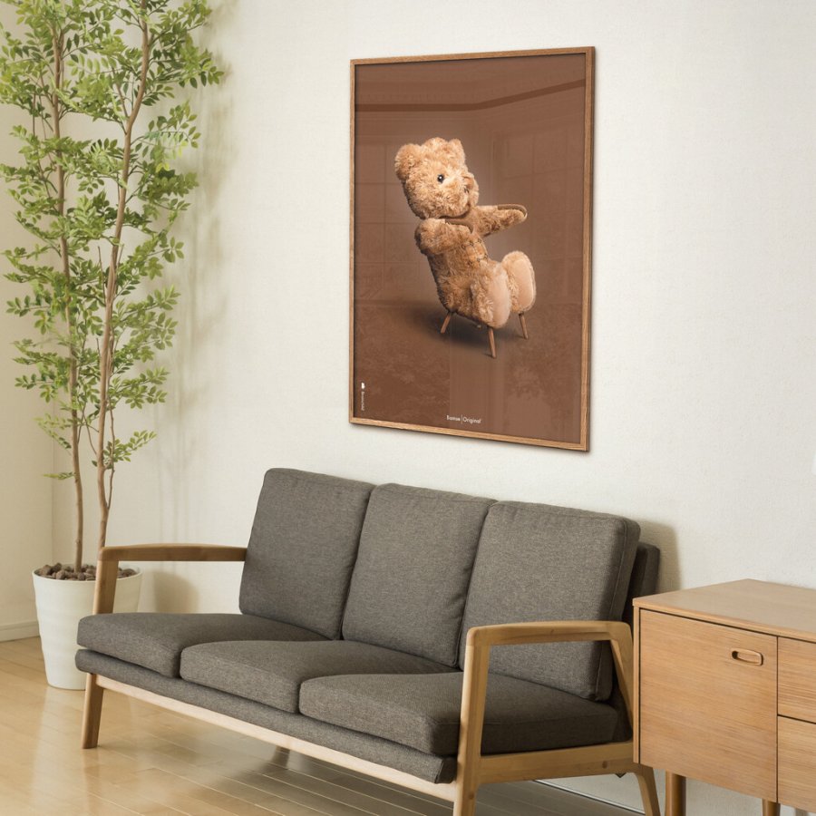 Brainchild The Teddybear Poster 50x70 cm, Braun