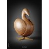 Brainchild The Swan Figure Poster A5, Schwarz