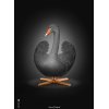 Brainchild Black The Swan Poster A5, Schwarz