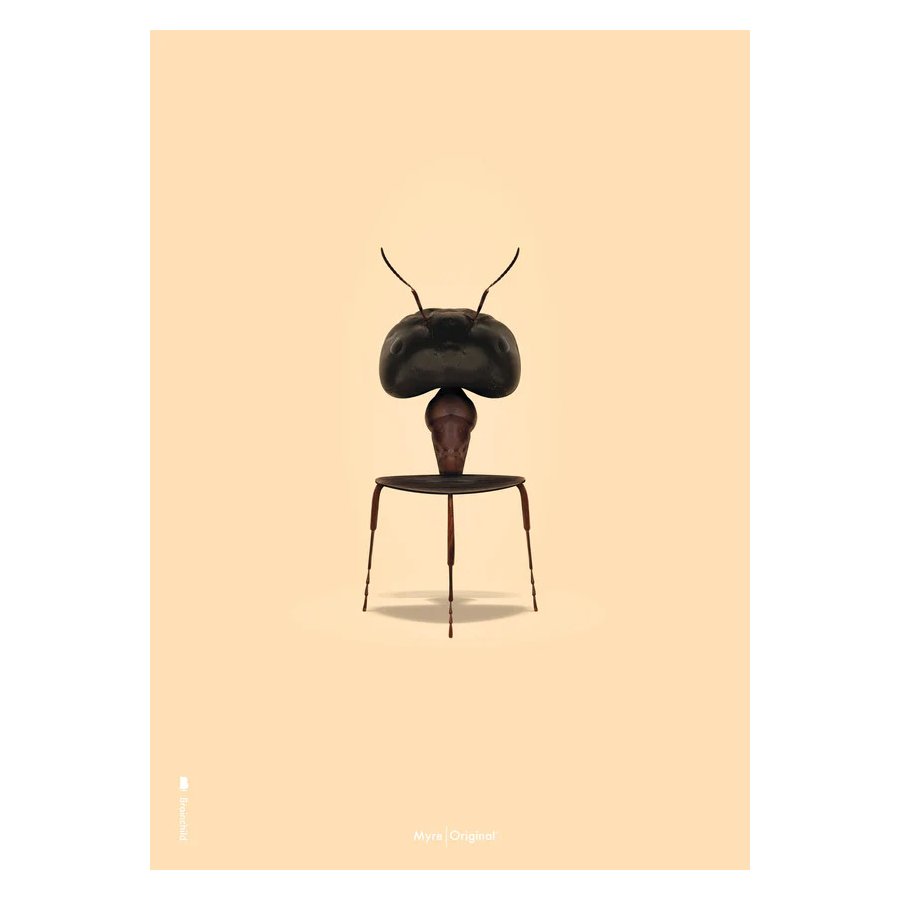 Brainchild The Ant Poster A5, Sand