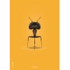 Brainchild The Ant Poster A5, Gelb