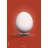 Brainchild The Egg Poster A5, Rot