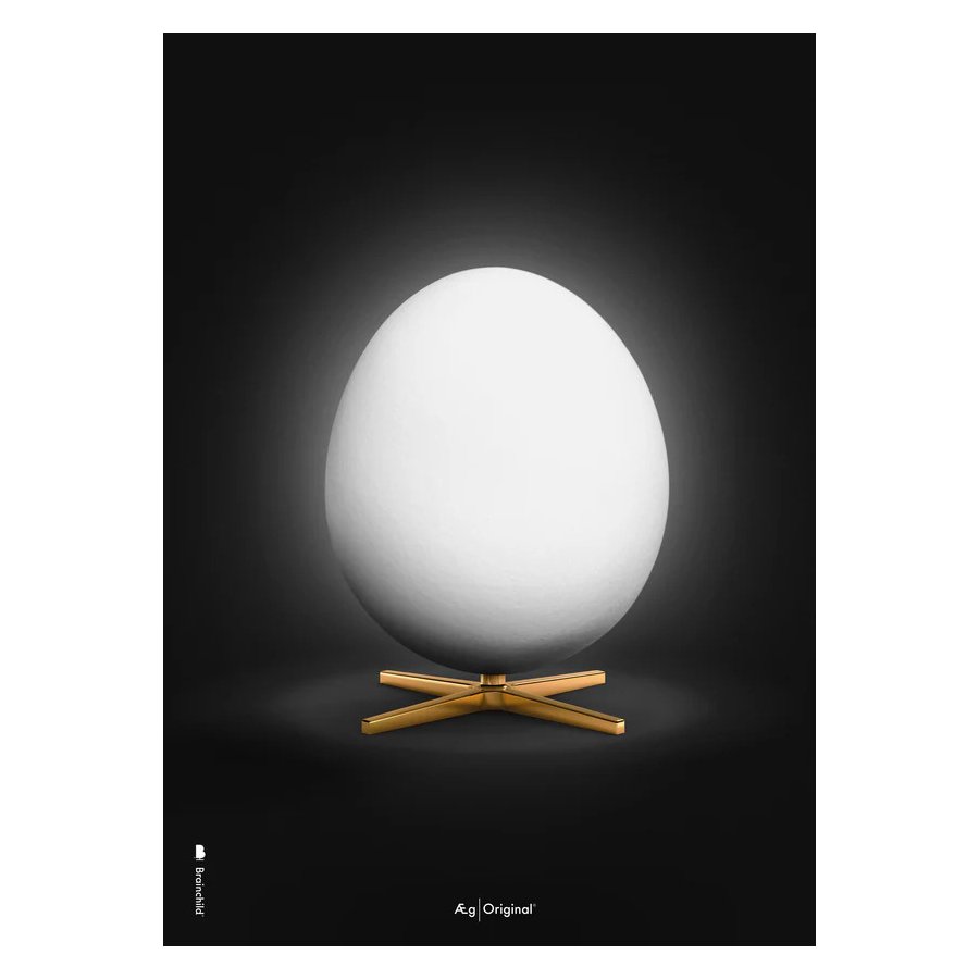 Brainchild The Egg Poster A5, Schwarz