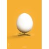 Brainchild The Egg Poster A5, Gelb